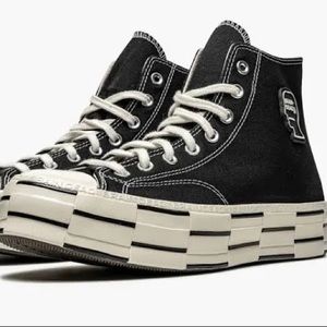Brain Dead x Converse black platform sneaker